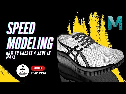Shoe Modeling in Maya (Part 1) | How to Model Shoe in Maya | Speed Modeling Shoes in Maya