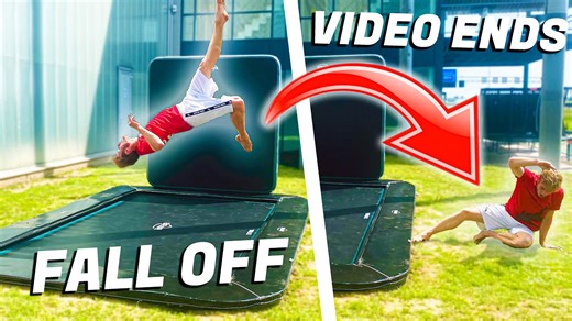 Trampoline Challenge: One Fall and It’s Over!