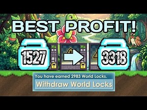 BEST PROFIT in Growtopia! How to GET RICH FAST in 2026! (EASY DLS)
