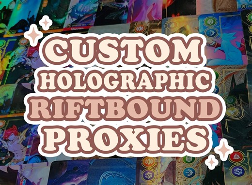 Custom Holographic Riftbound Proxies - Etsy