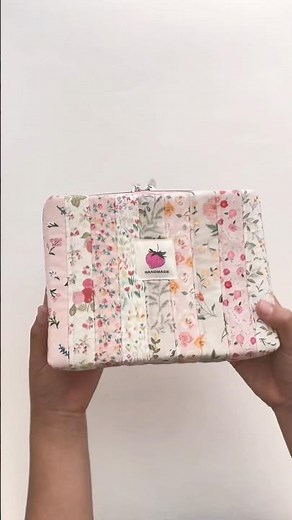 Striped Box Trio | Quilted Zipper Pouch | Scrappy Sewing