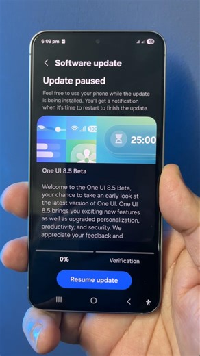 Samsung ONE UI 8.5 Beta 3 Software Updating On S25