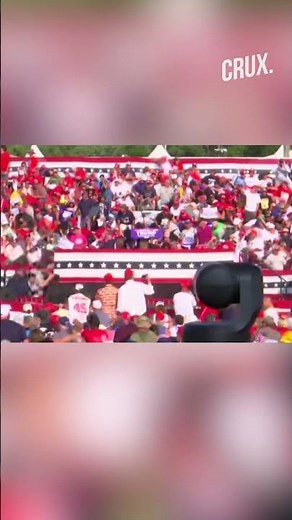 Watch | Moment Shots Fired At Ex-US President Donald Trump In Pennsylvania