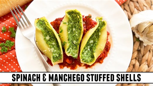 Spinach and Manchego Stuffed Shells: Seriously Good Pasta Recipe