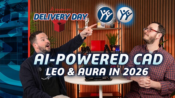 SOLIDWORKS 2026 FD01: AI-Powered 3D CAD Software | LEO & AURA   Performance Upgrades