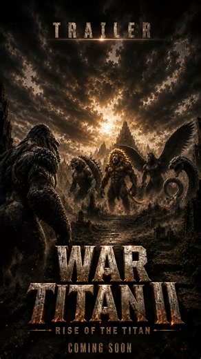 TRAILER ' WAR TITAN II : RISE OF THE TITAN' #movie #trailer #film #animasi #ai