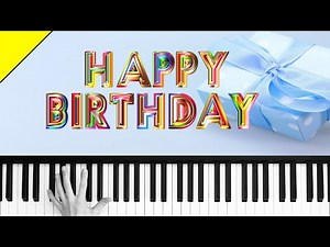 Happy Birthday to You - Piano Tutorial