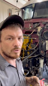 Fan to radiator clearance! Always double check your parts! #peterbilt #mechanic #repair #379peterbilt #dieselmechanic #trucking #caterpillar #trucker | Blevins Diesel