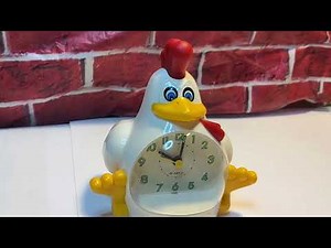 Rare Vintage Rooster Alarm Clock