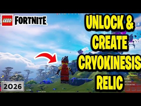 How to Unlock & Create Cryokinesis Relic & 6 Star Weapon in LEGO Fortnite (Ninjago) - 2026