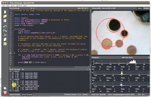 凡哥带你玩转OpenMV视频教程之OpenMV圆形识别