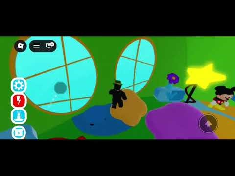 Explorando o mapa da casa do Mickey mouse no Roblox