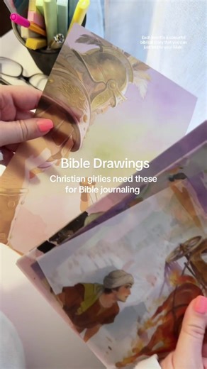 Beautiful Bible Insert Drawings for Journaling
