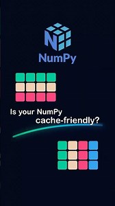 NumPy Performance Secret: C Order vs Fortran Order Explained | #numpy #dataanalytics