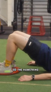The hamstring plate slide is a simple but powerful way to build eccentric strength — the kind of strength that helps protect your hamstrings during running, sprinting and change-of-direction movements. By lifting your hips into a bridge and slowly sliding your legs out, you’re teaching the hamstrings to control lengthening under load. This is key for reducing injury risk and supporting a safe return to sport after a hamstring strain. Slow, controlled, and consistent — that’s where real strength