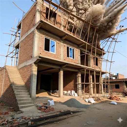 House demolished under 10 seconds | #construction #viral #news #trend