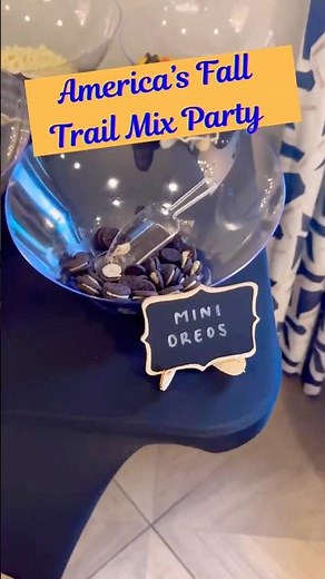 "Easy Fall Party Decor with Trail Mix Bar 🍂✨ #shorts"#Fall2025#YoutubeShorts