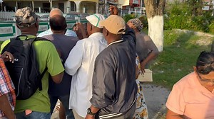 150K views · 801 reactions | The situation in the vicinity of NIS Brickdam, Georgetown earlier as pensioners tried to get a number to secure their position in the line to receive their $100,000 cash grant. | Credible Sources | Facebook