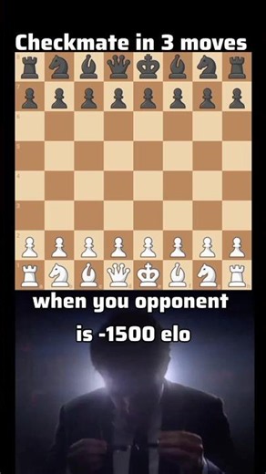 how to checkmate in 3 moves #chess #chessshorts