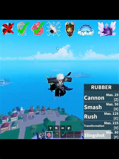 All Fruit Skill Vs Starter Marine #roblox #bloxfruits #fruit