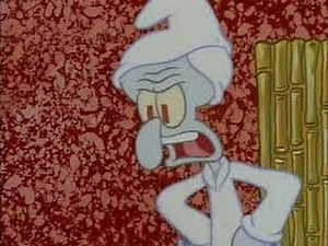 Spongebob Squarepants Season 1 Episode 23 Squidward the Unfriendly Ghost Review