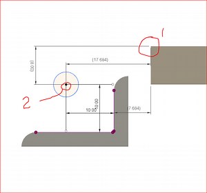 Moving a component to be flush on two sides with another component