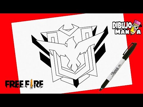 COMO DIBUJAR EL LOGO HEROICO DE FREE FIRE