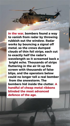 How Bombers Vanished From Radar Using Trash
