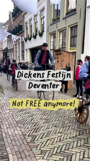 Netherlands with Kids | Family Travel Guide on Instagram: "Dickens Festijn Deventer 2025 This magical Victorian festival is back but here’s what most people don’t know 👇 🎟️ It’s no longer free! Entry now costs € 6 (kids under 7: free) 📅 December 13–14 • ⏰ 11:00–17:00 📍 Historic Bergkwartier, Deventer 🎭 950+ characters, street choirs, carolers & vintage winter vibes 💡 Tickets are only sold at the gate , come early, queues can be long! Don’t miss this once-a-year time travel experience. #dic