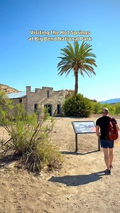 Soaking in history at @bigbendnps! 🏞️🛁 Did you know the Hot Springs here were once part of a bathhouse built in the 1920s? 💛 The ruins still stand along the river, and you can sit right in the 105°F natural spring water while taking in epic views of the Rio Grande. 🌊 💦 After soaking, hop into the Rio Grande right next to the springs to cool off instantly! 🥾 Don’t skip the Hot Springs Canyon Trail either. It’s a short but steep hike with jaw-dropping overlooks of the river and mountains, an