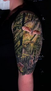 Forests lover 🌳🌲🍄🦉🐌🦌🐇🌲🌳🌲🌳 • Fresh vrs Healed • #forest #nature #forestlovers #werbung #tattoocollectors #intenzeink #intenzepride #cheyennetattooequipment #cheyennecartridges #solnovaunlimited #h2ocean #stencilstuff #mdwipeoutz #randyengelhard #heavenofcolours #sullenfamily #sullenartcollective #thebesttattooartists #tattoounity #thebesttattoosoftheworld #hihaters | R A N D Y E N G E L H A R D Tattoo Artist