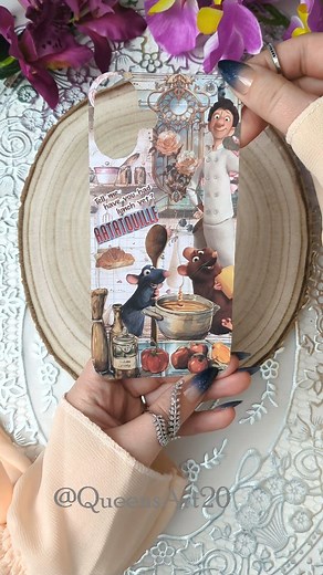 QueensArt | ASMR | 🐀Ratatouille DIY phone case insert | Creative Journaling | Journal with me💓 . All my Journal Supplies & Discount Codes: Link in my... | Instagram