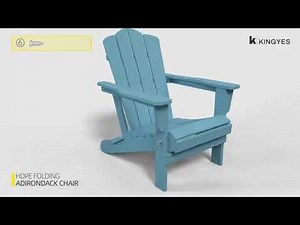 Vintage Folding Adirondack Chair Assembly Guide A081-018