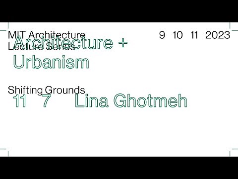 Lecture: Lina Ghotmeh