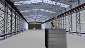 Gantry Crane, Animation, 3D