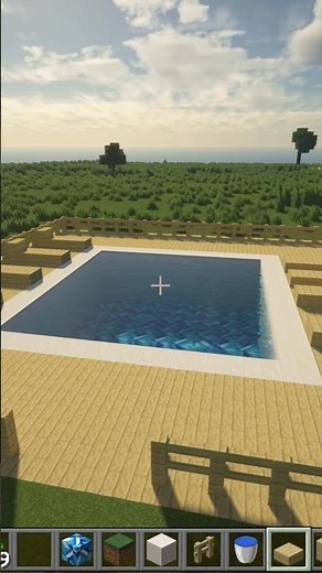 Insane Minecraft Pool Design! 😱🌊