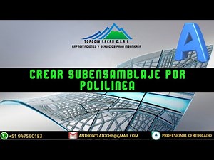 COMO CREAR SUBENSAMBLAJE POR POLILINEA EN CIVIL 3D 2020 🇵🇪 👷🏻 👨‍🏫