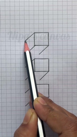 Easy 3d art tricks step by step ✨🌸✍️ #3d #drawing #3ddrawing #3dart #artwork