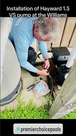 Hayward VS pump installation #premierchoicepools