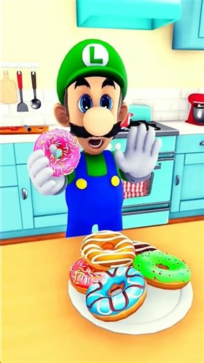Never eat more than one donut Super Mario #funny #mario #supermario #supermarioodyssey