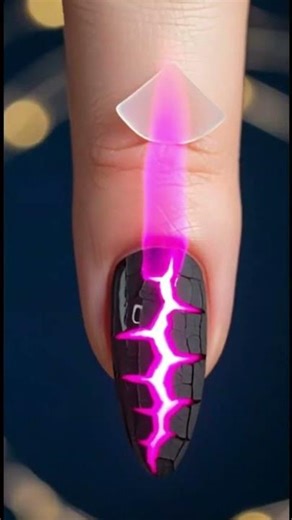 You’ve NEVER Seen Nail Art Like This… Volcano Glow Nails! 😳🔥