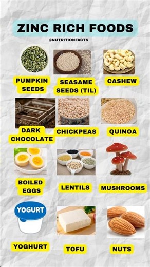 Top Zinc Rich Foods For immunity #zincrichfoods #healthyfood #healthylifestyle