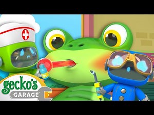 Gecko Gets Sick! | Gecko's Garage | Trucks For Children | Cartoons For Kids