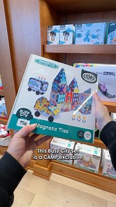 🚨30% off Magnetic Tiles & 25% Top Gifts at CAMP.com 🚨 You’re holiday cheat sheet is here: gifts for young builders 🎁 #campstores #giftideas #toys #pokemon #clixo #magnatiles | Camp Stores