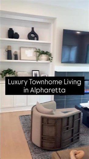 Luxury Townhomes in Alpharetta GA | Rooftop Terraces, Lake & Avalon Access | From the $800s
