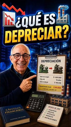📉 What is depreciation? 🏭 #Finance