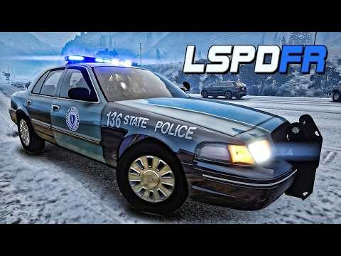 🚨 GTA 5 LSPDFR – Boston State Trooper CVPI Patrol Gets INTENSE! | Realistic Police Mods