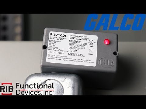 Functional Devices - Relay In A Box Series - RIB21CDC Dry Contact