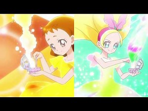 Kira Kira Precure À La Mode: Fanmade Transformation Duo (Custard and Parfait)