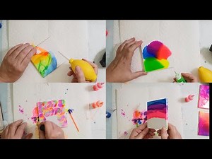 4 Tiles 4 Ways to Alcohol Ink